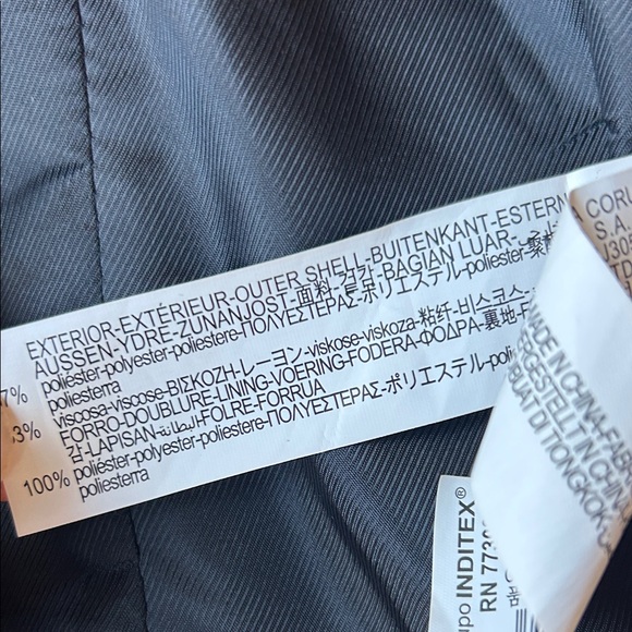 Zara Men's Navy Over Coat - Picture 11 of 15